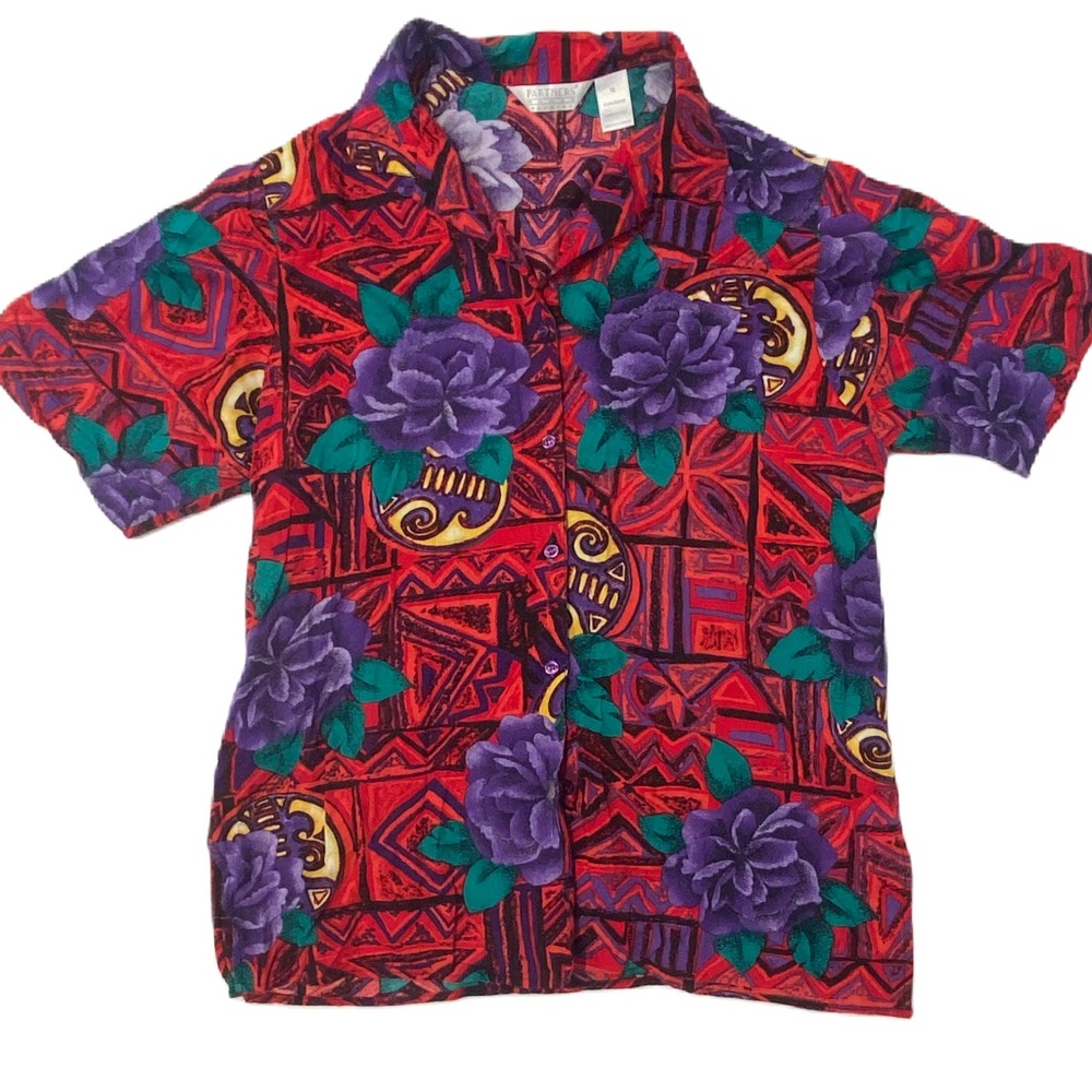 90s Retro Button Shirt